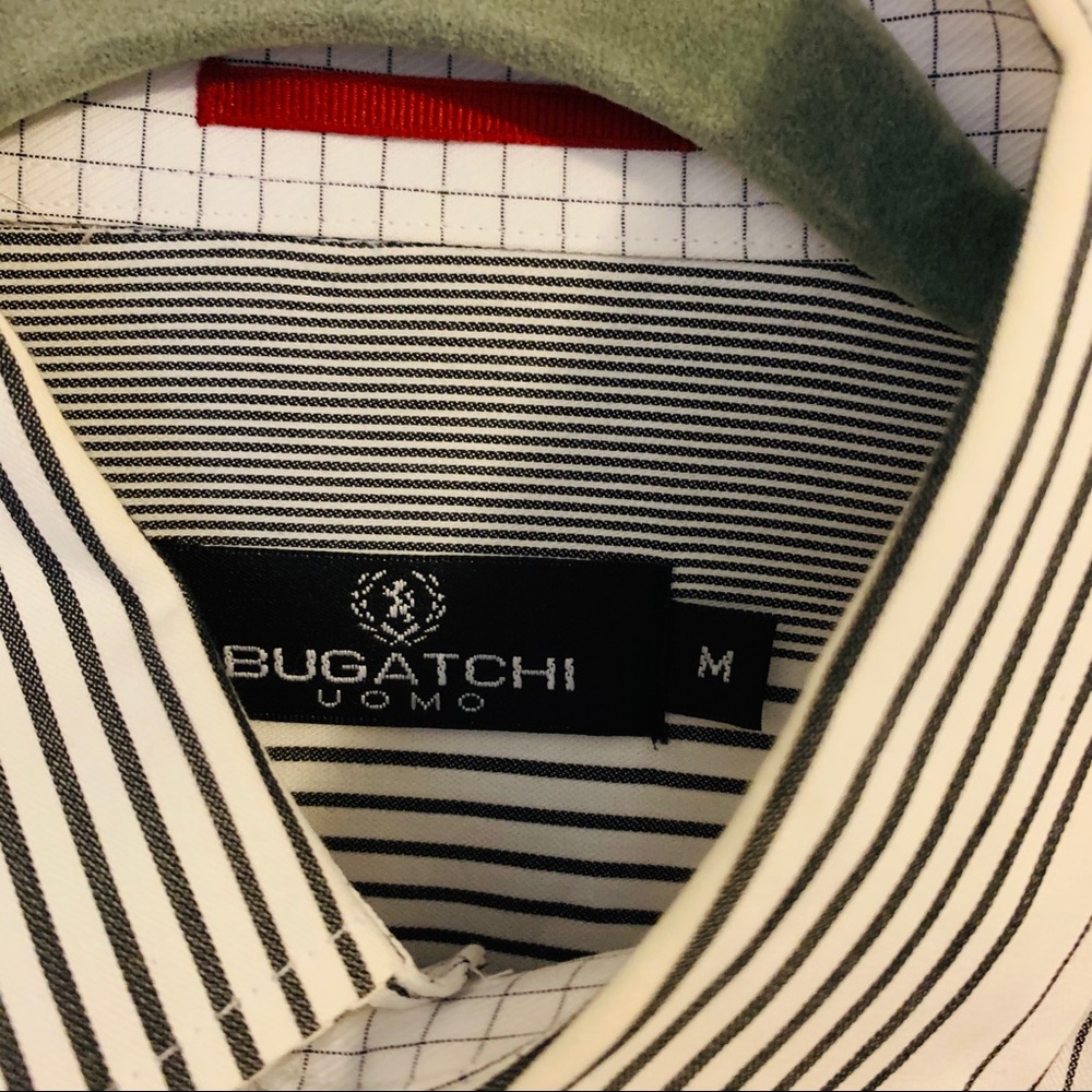 3 Bugatchi Uomo Mens Long Sleeve Medium Shirts - Picture 7 of 12